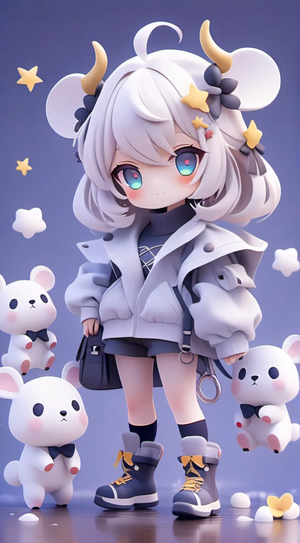 ai character: kitty background