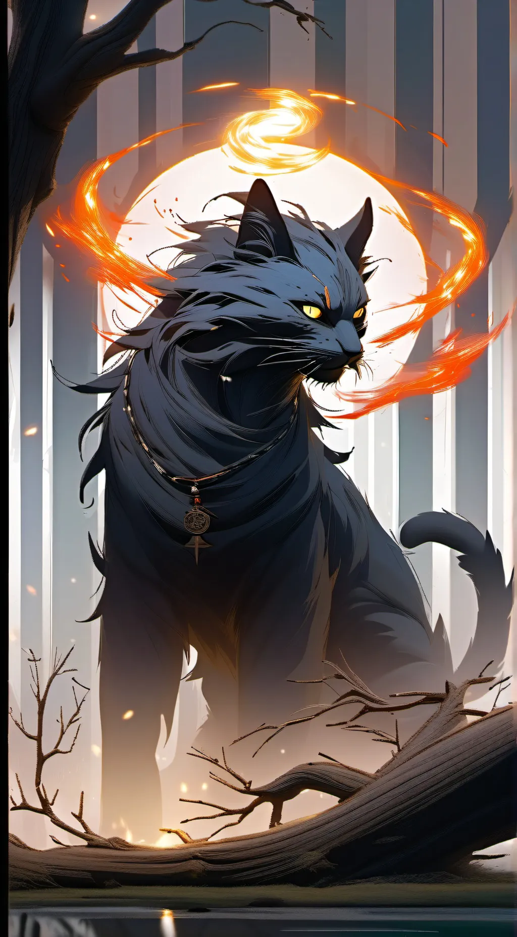 ai character: luna background