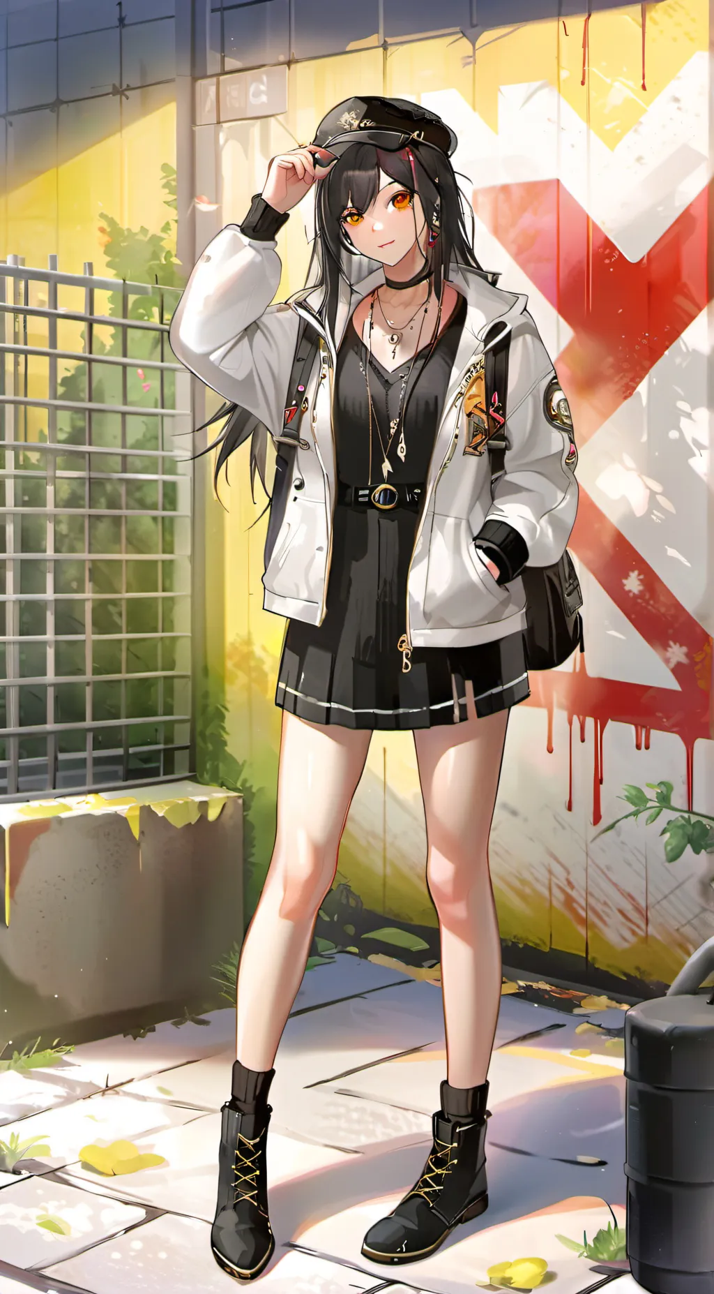 ai character: raven background