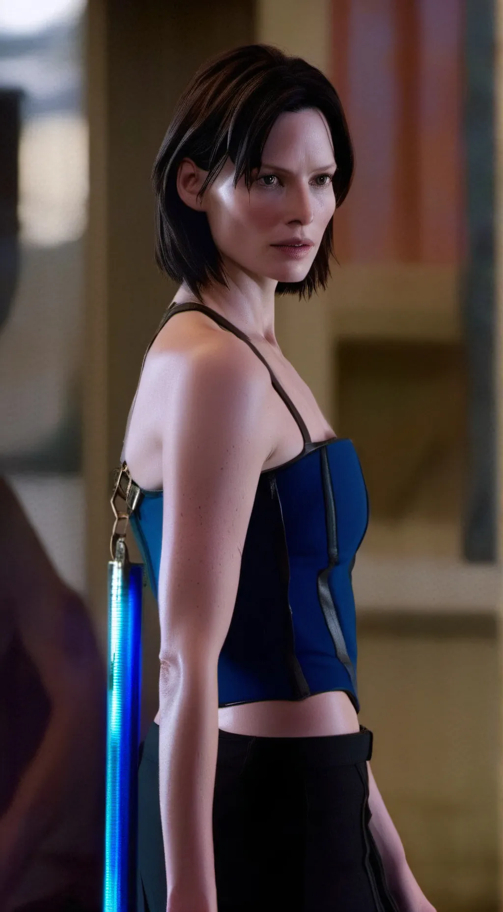 ai character: Jill Valentine background