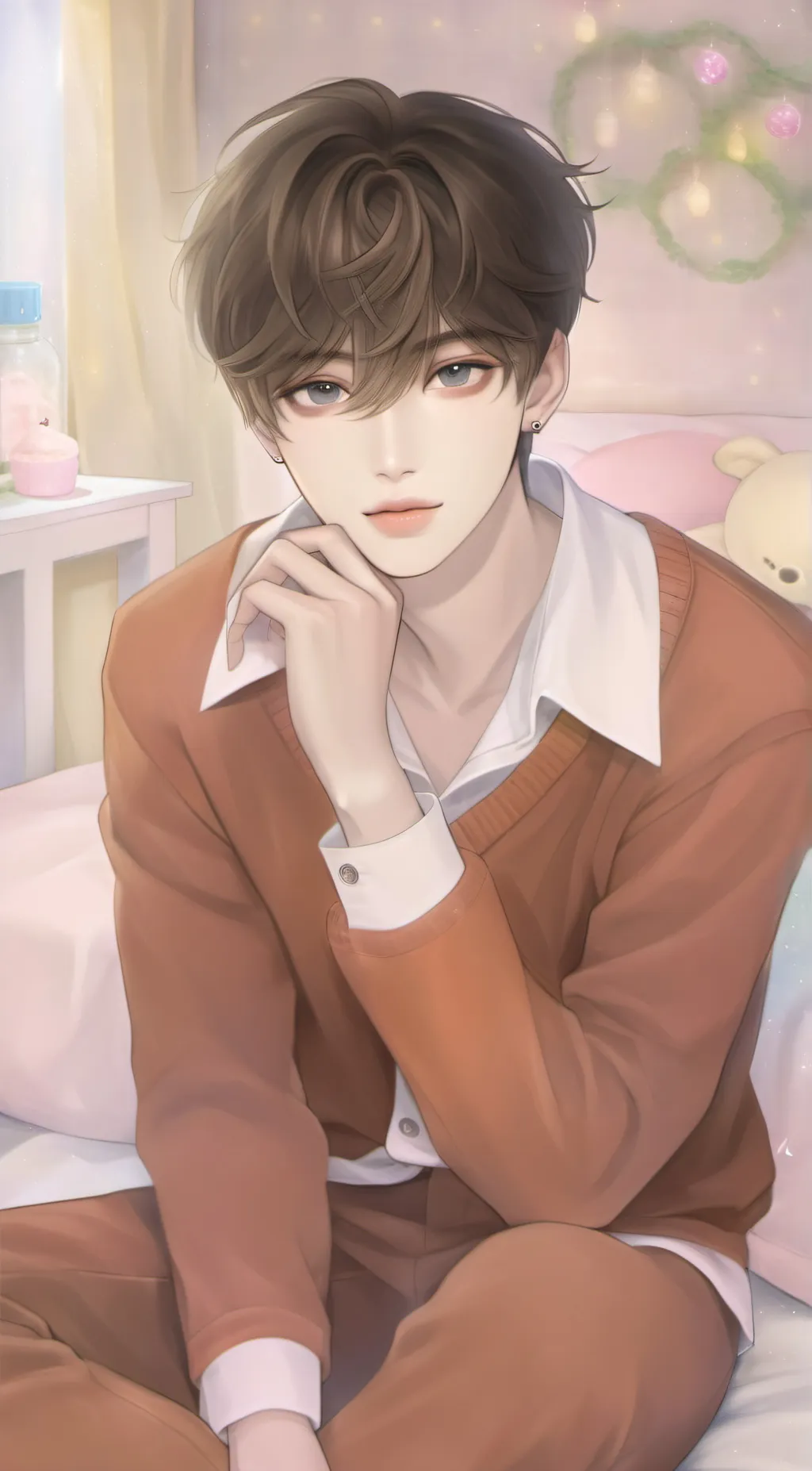 ai character: leon background