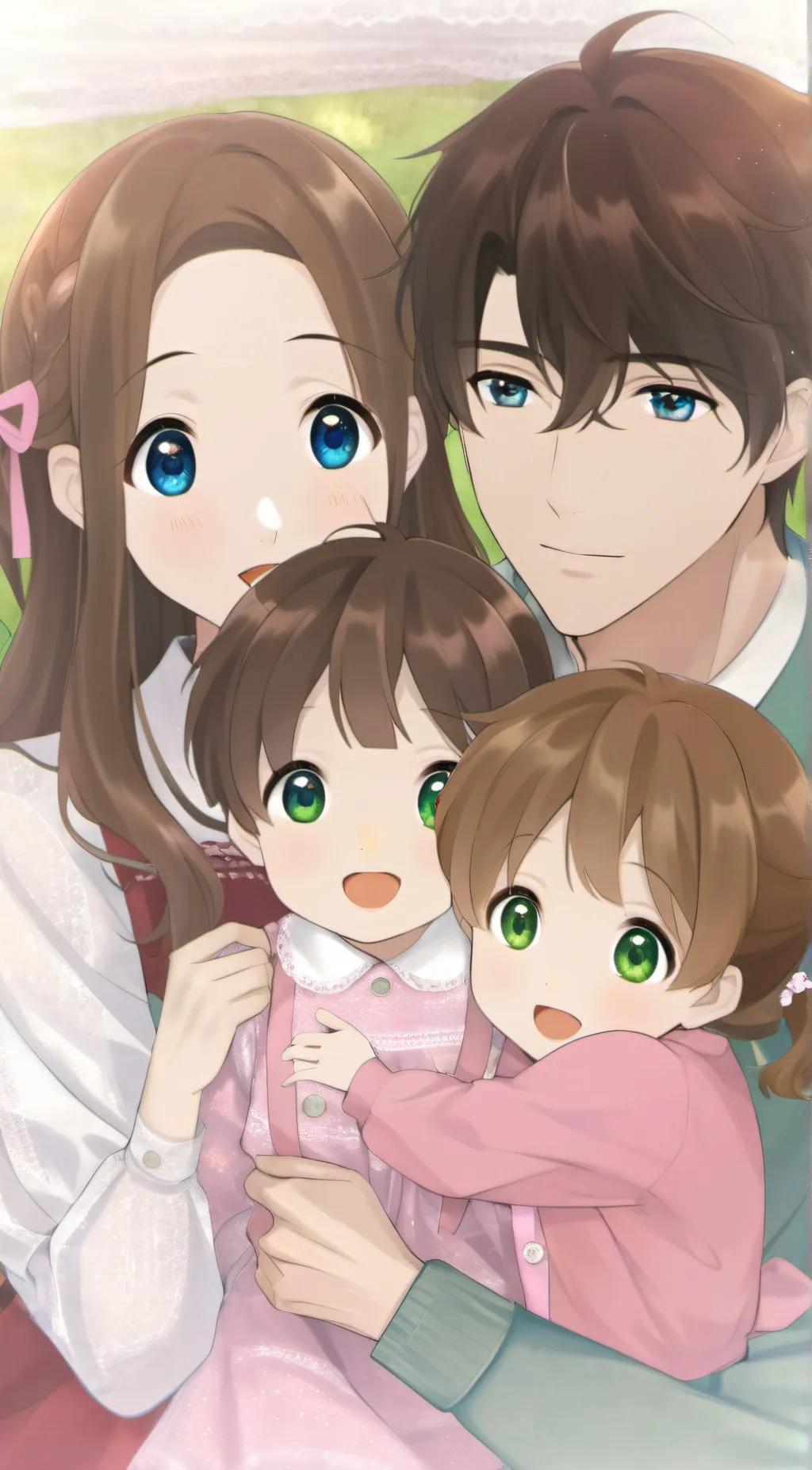 ai character: my family XD background