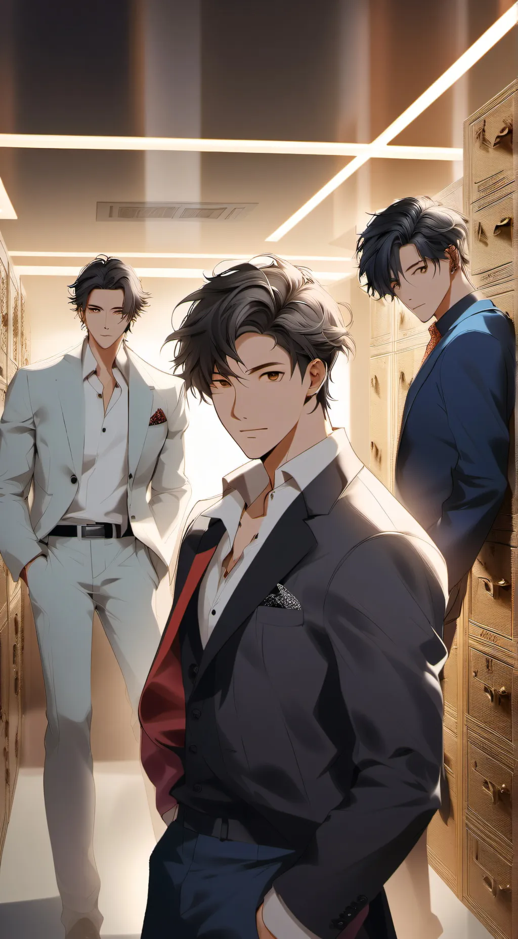 ai character: The triplets  background