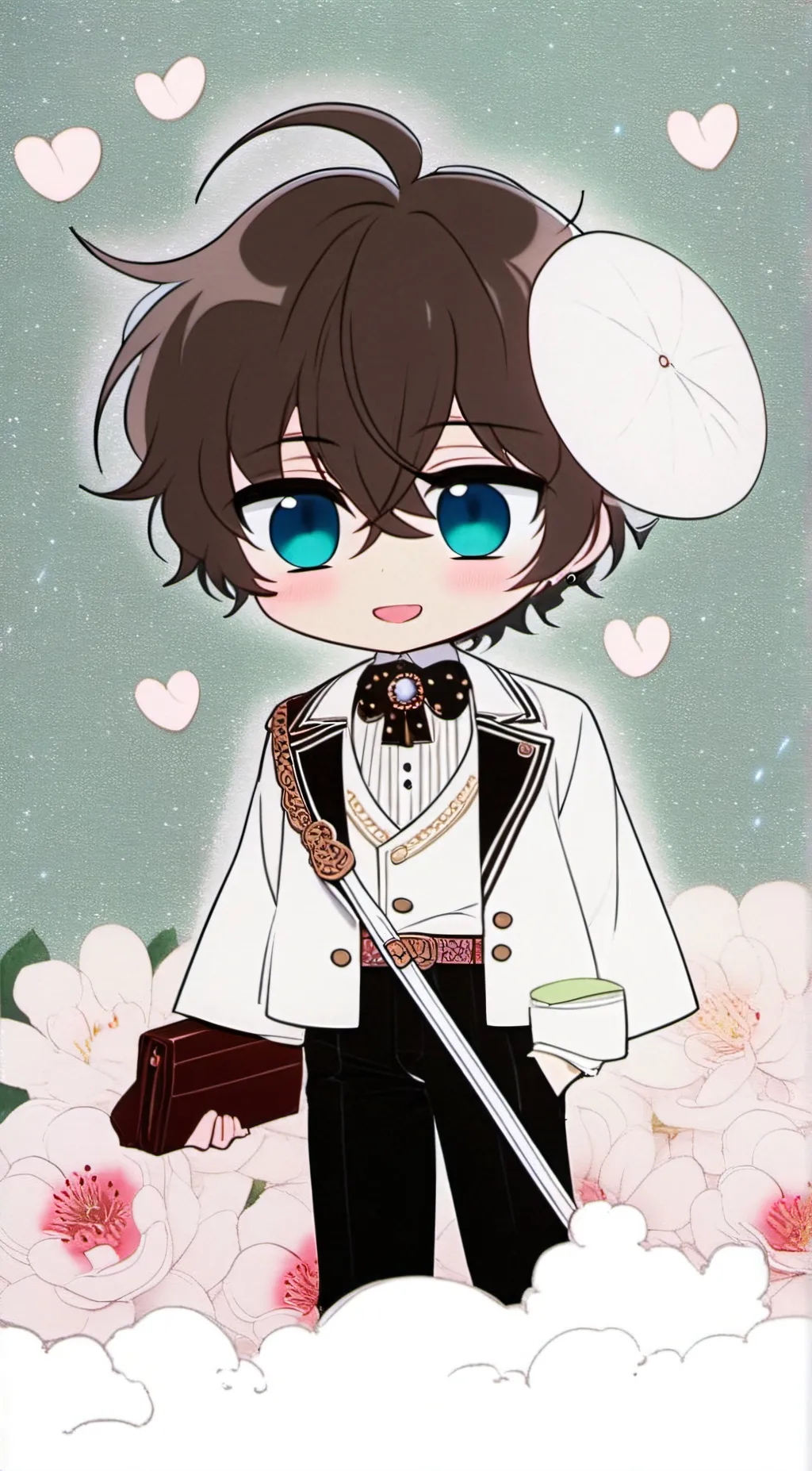 ai character: kaii background