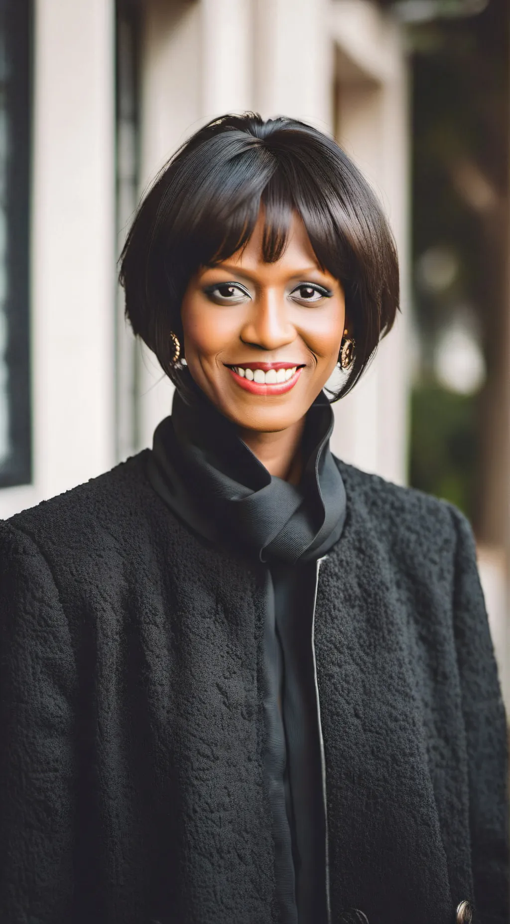 ai character: Michelle Obama background