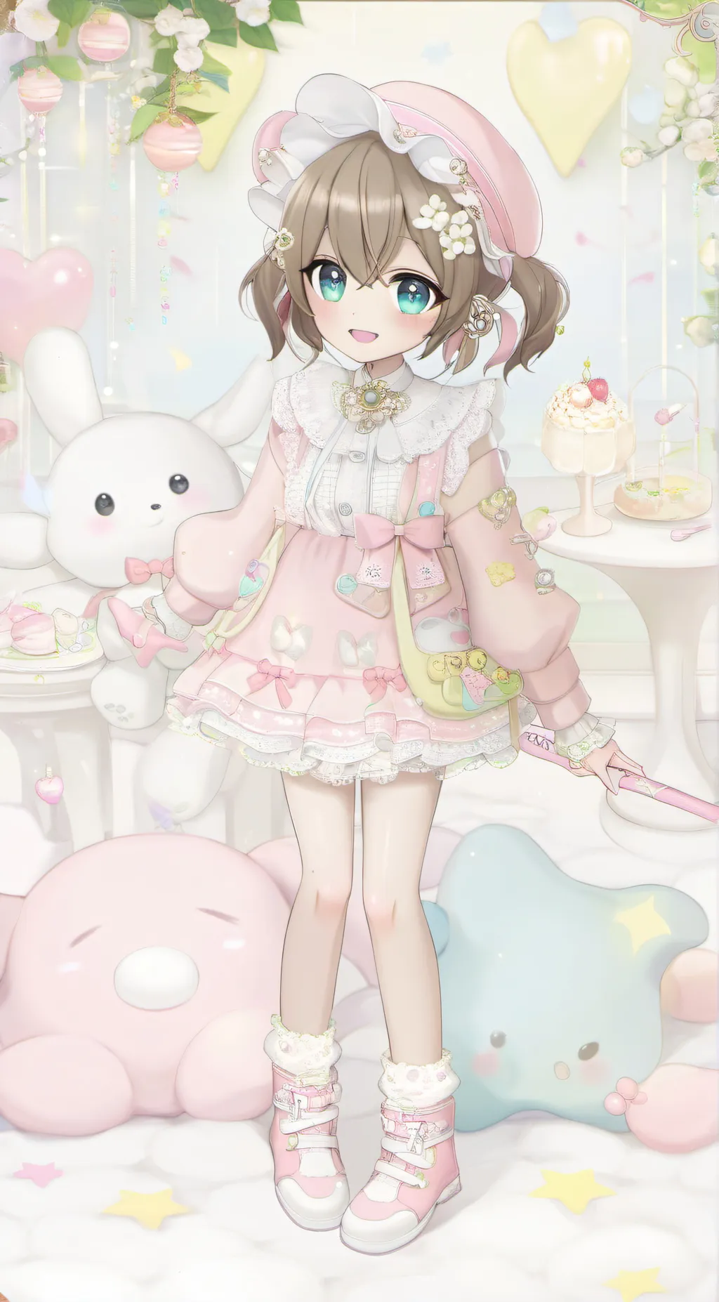 ai character: Angelee background