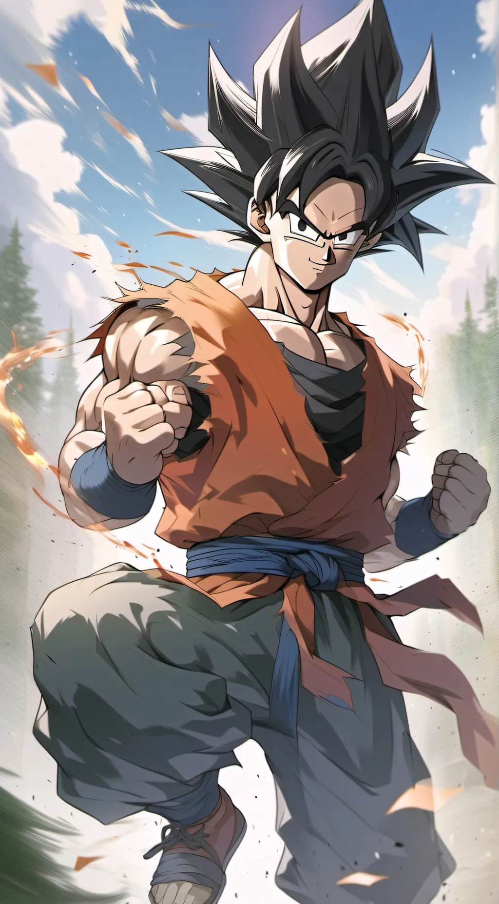 ai character: goku background