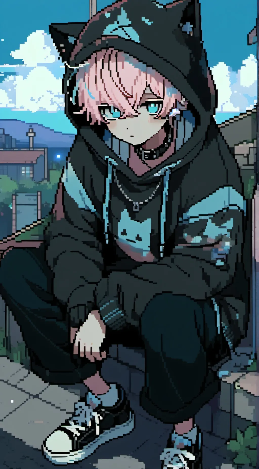 ai character: Neo background