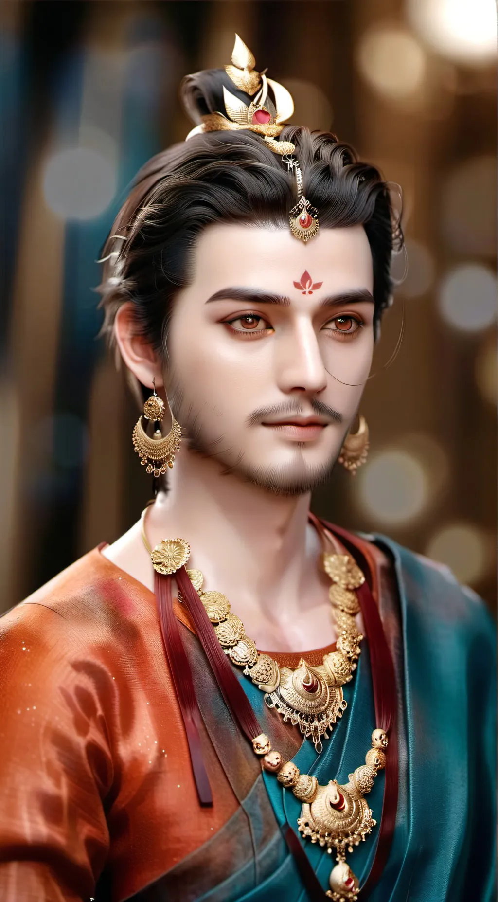 ai character:  bismillah background