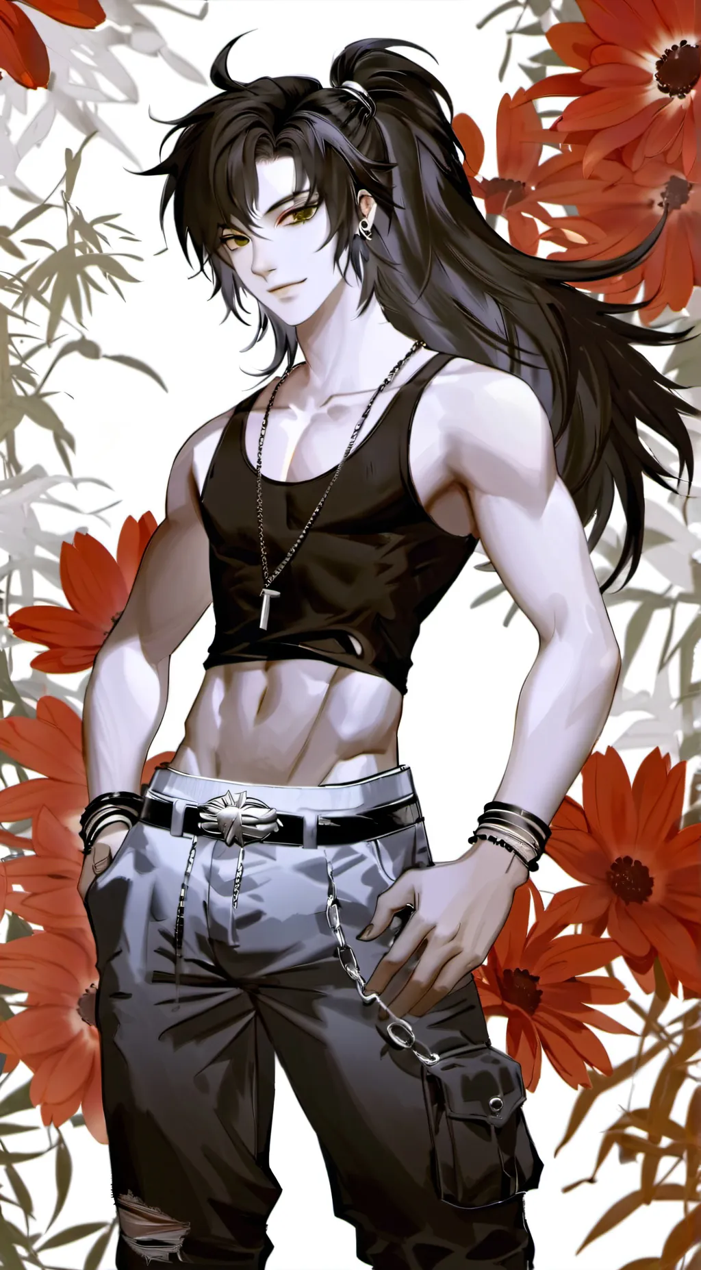 ai character: ♤levi♤ background