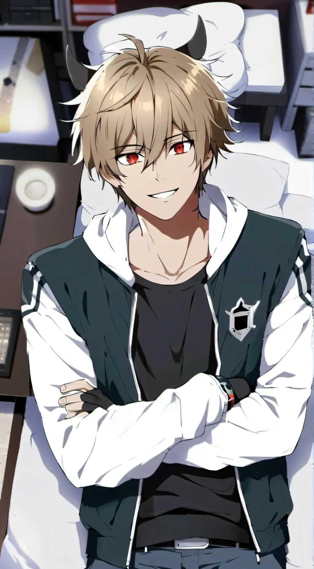 ai character: Bakugo background