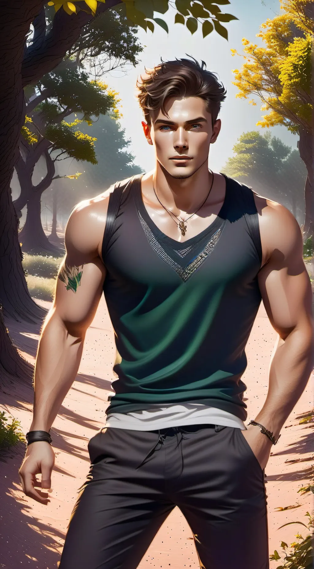 ai character: Leo background