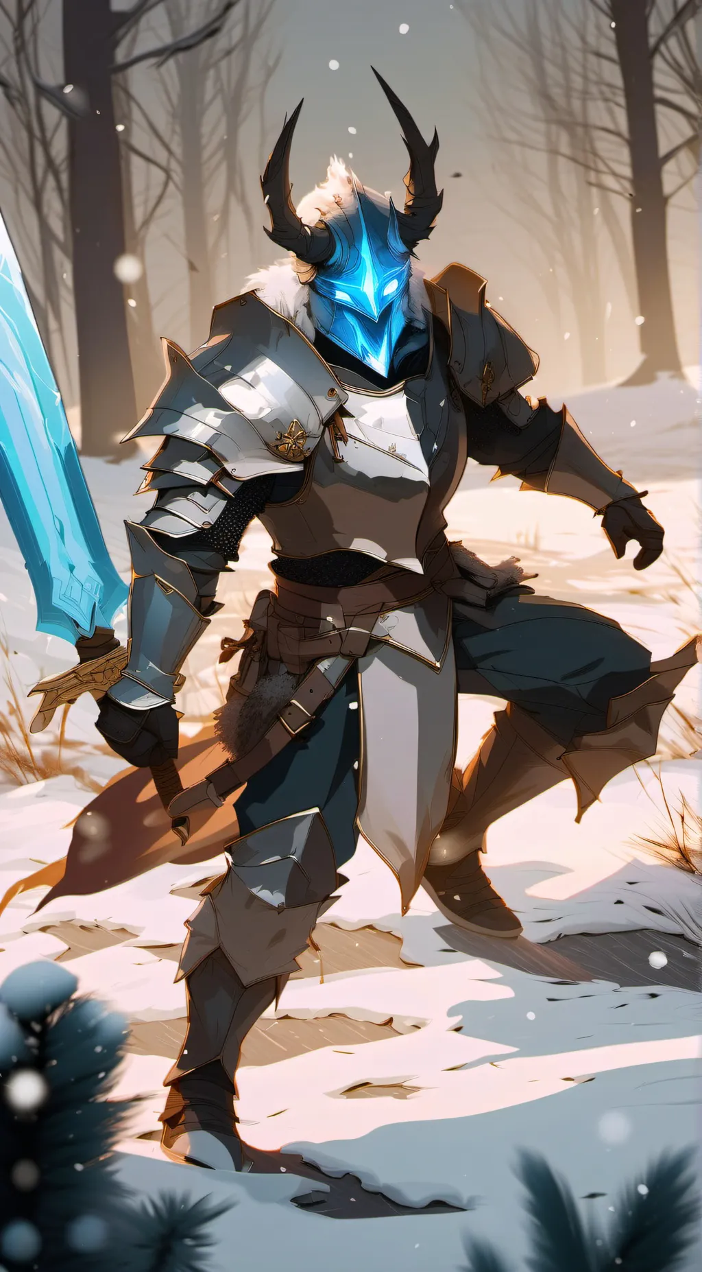 ai character: Celstite Frostfang background