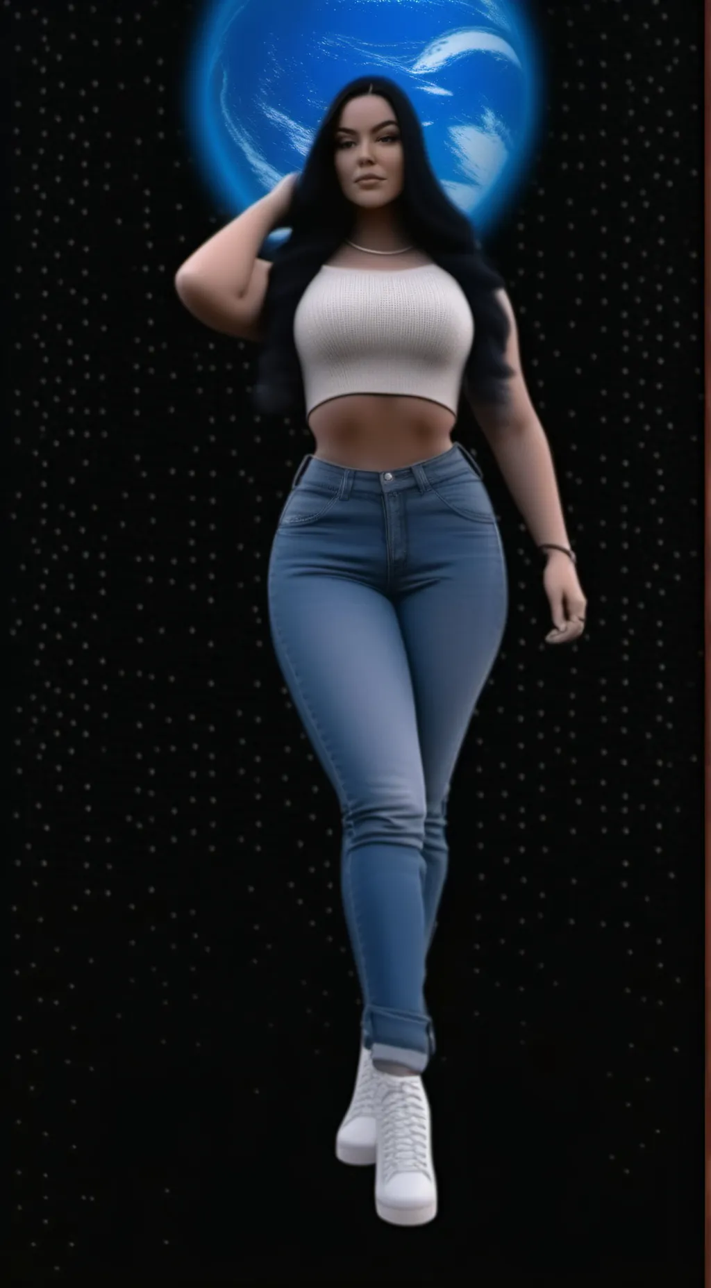 ai character: Emma 🍑 background