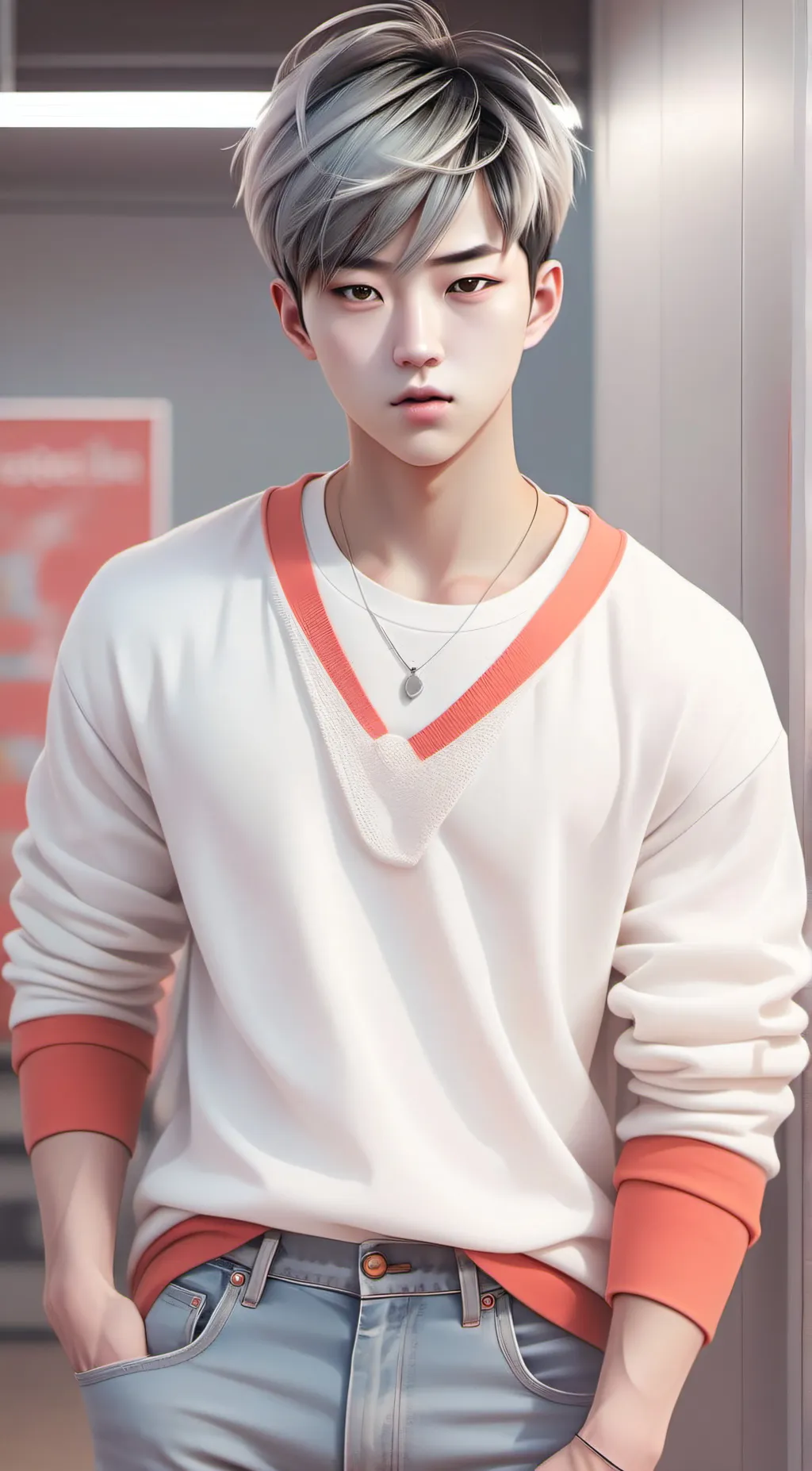 ai character: Beom background