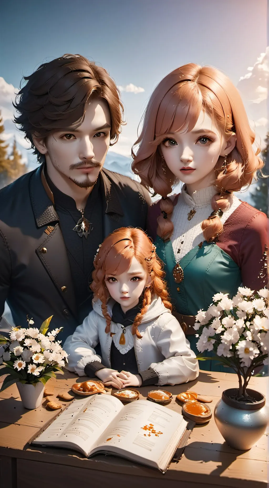 ai character: Santa Clarita diet background