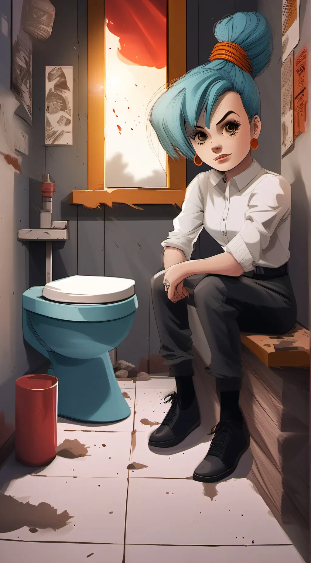 ai character: bulma background