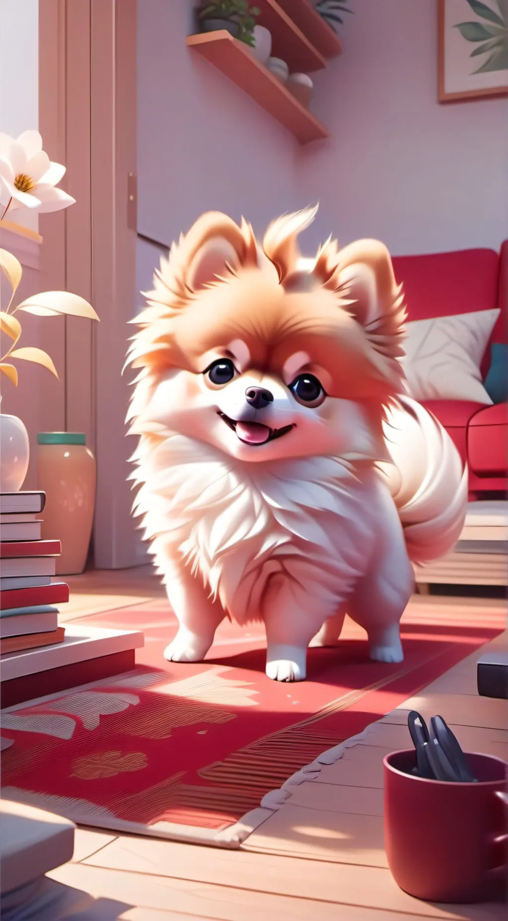 ai character: Luka  background