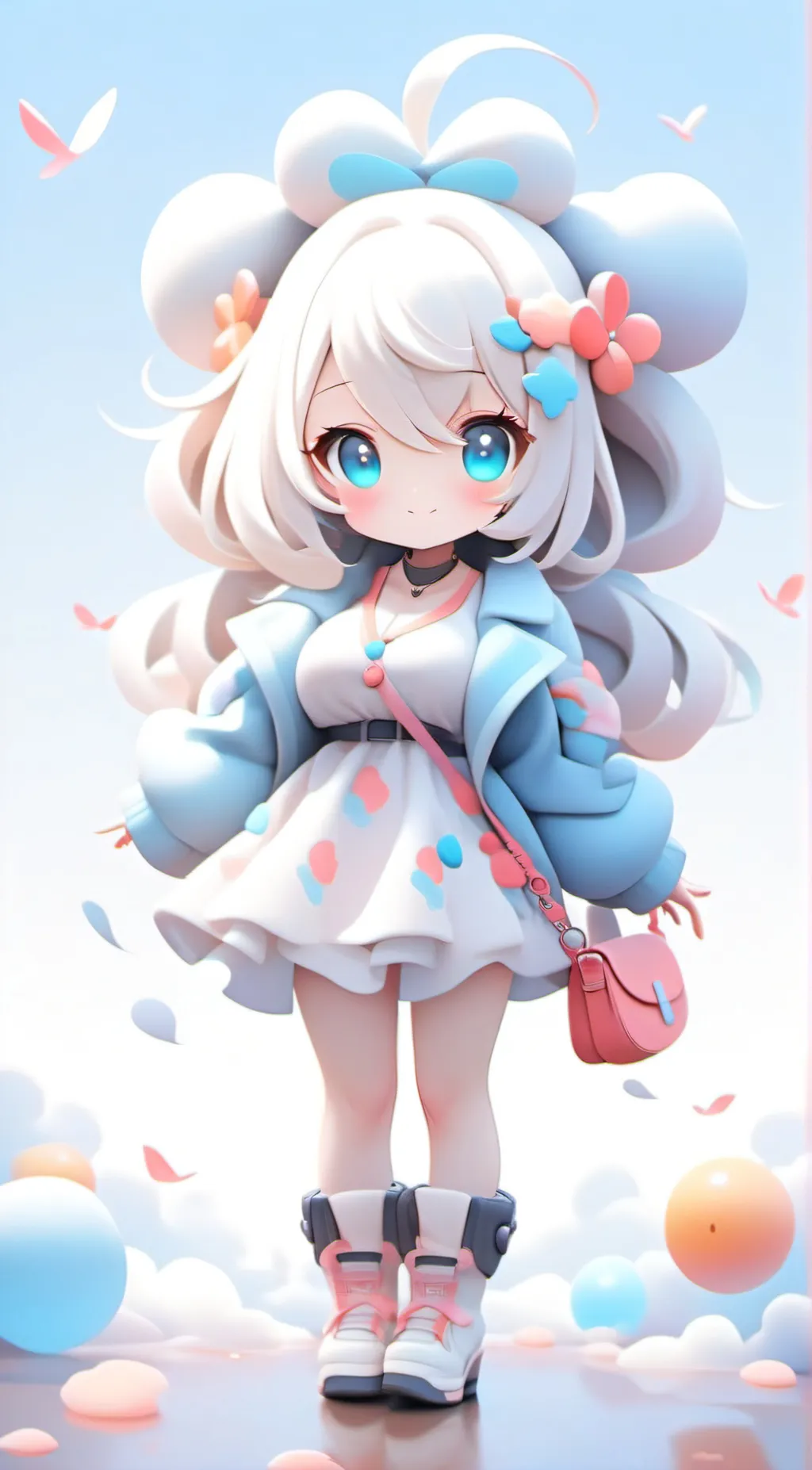 ai character: Cinnamoroll background