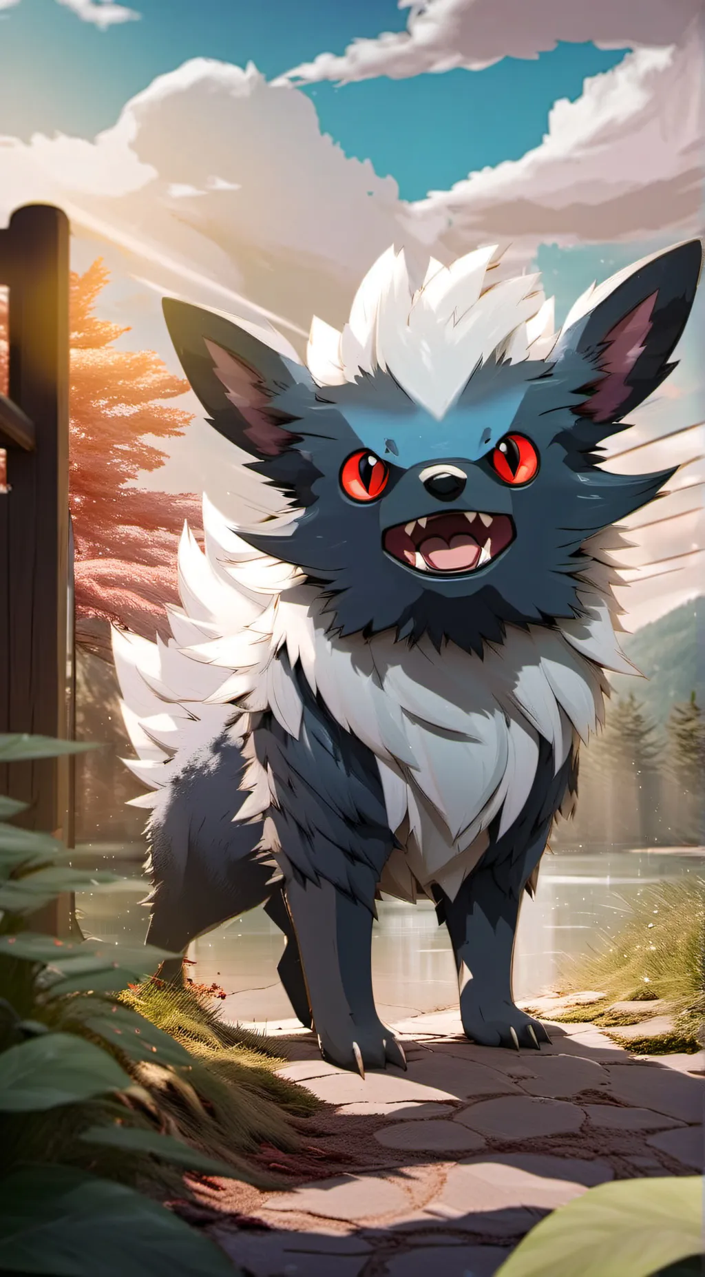 ai character: Purugly background