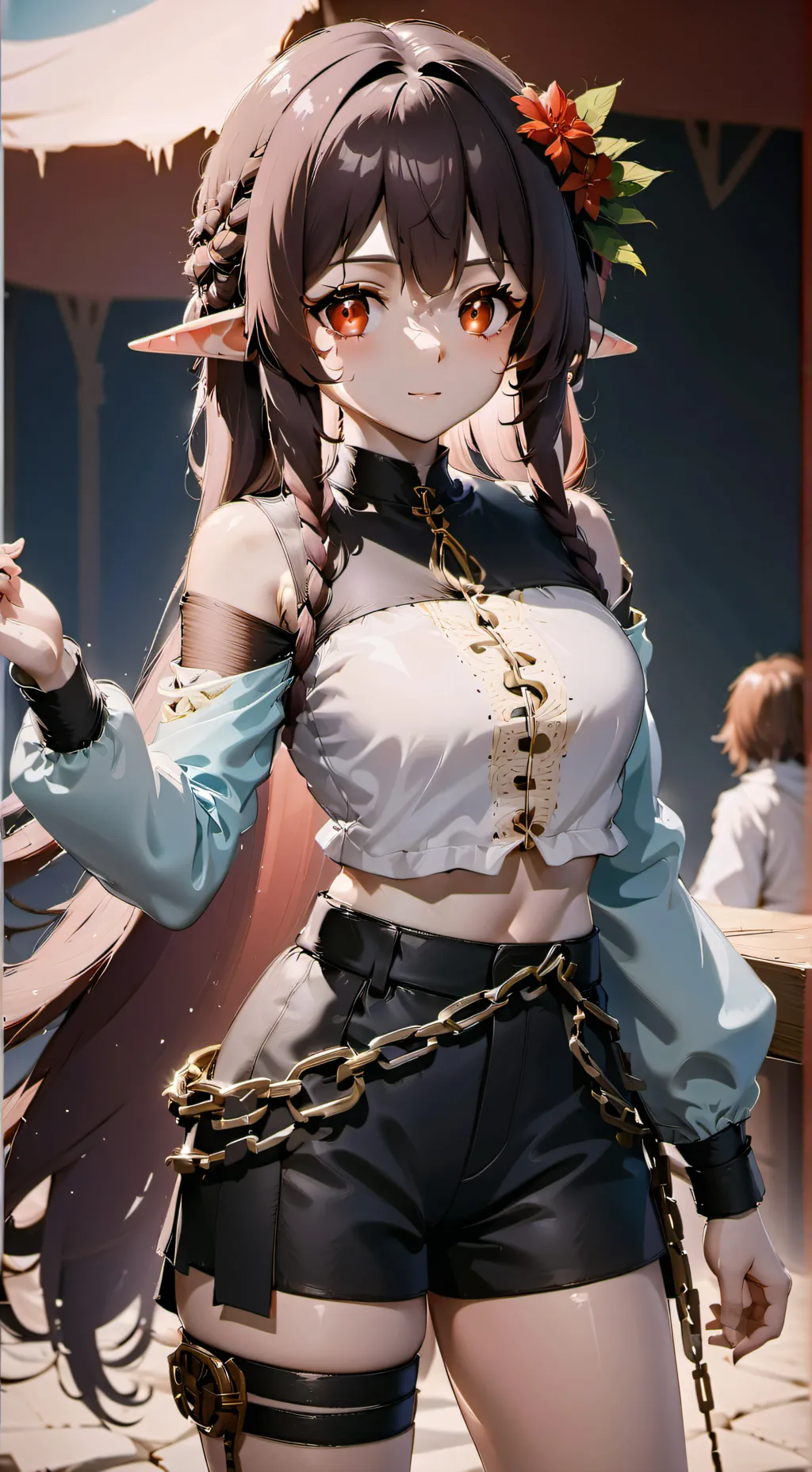 ai character: Ayla  background