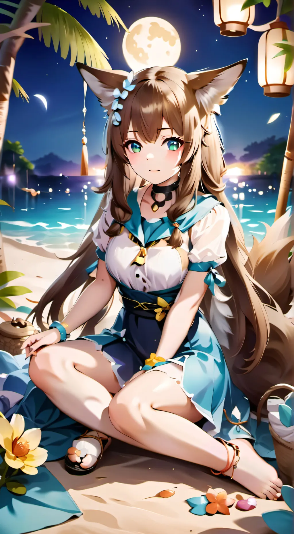 ai character: Moonshine background