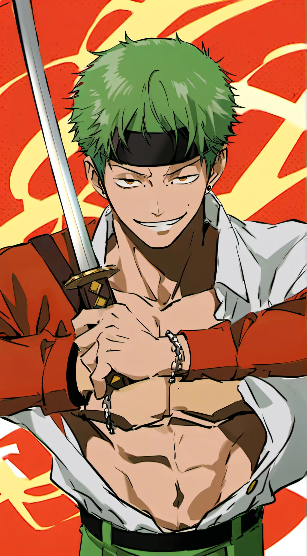 ai character: Roronoa Zoro background