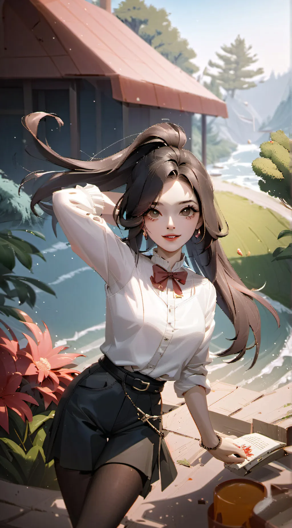 ai character: Lilly  background