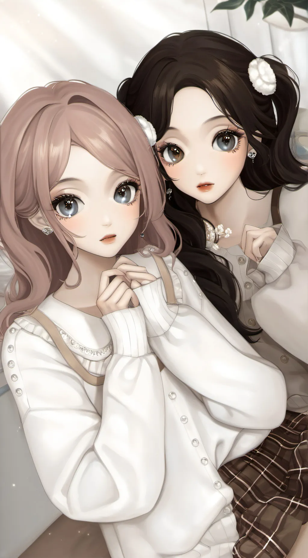 ai character: •moon,mia• background