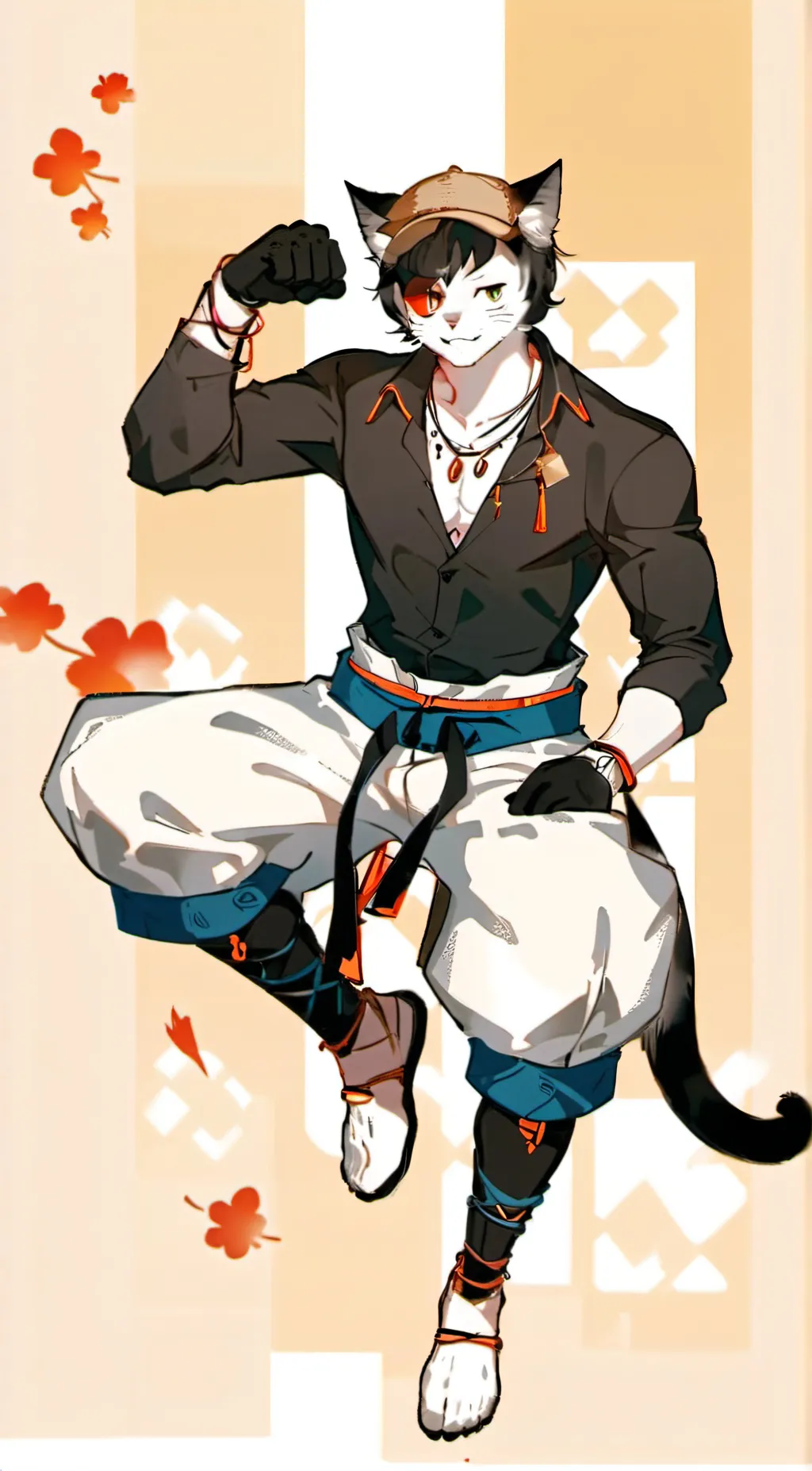 ai character: Leo background