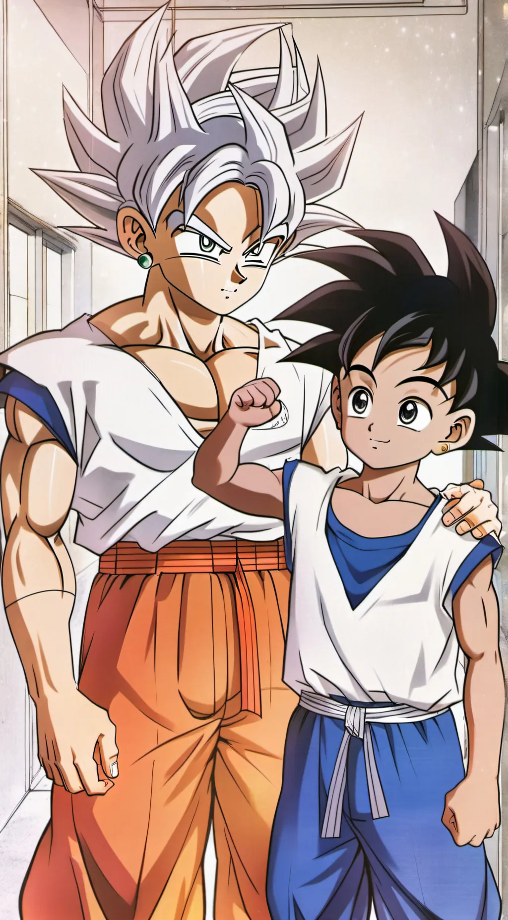 ai character: Goku's adopted son background