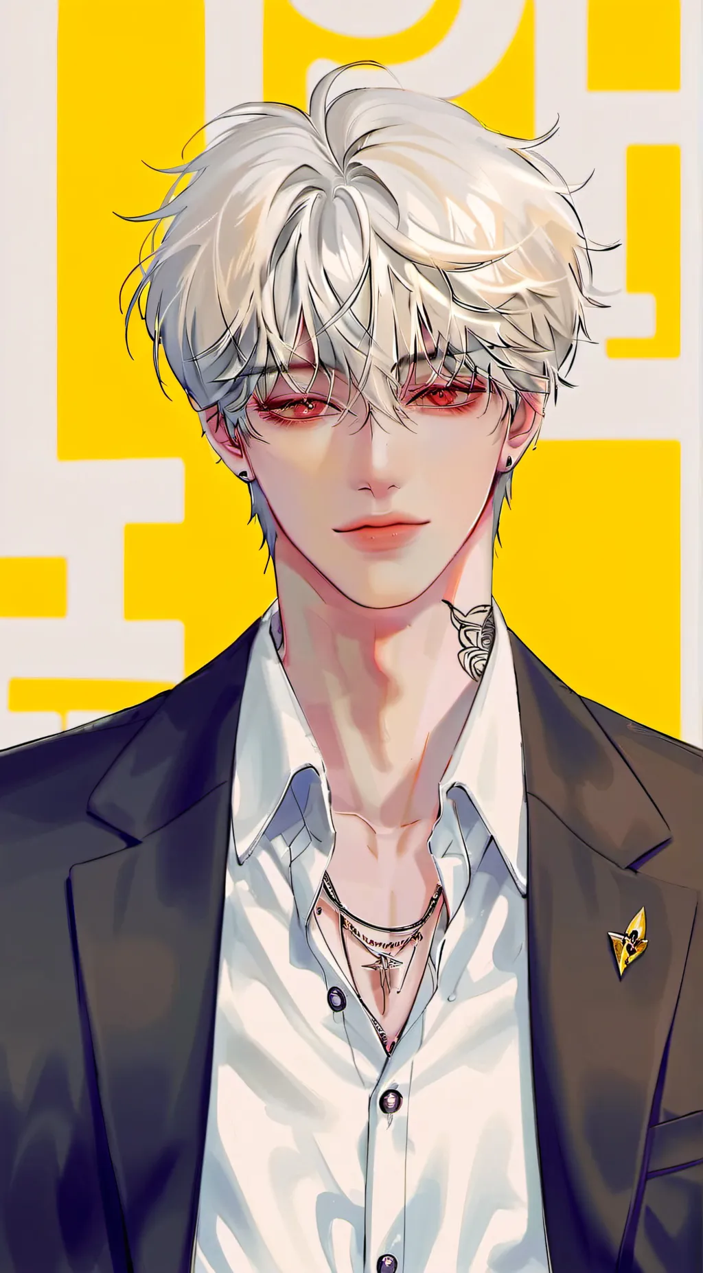 ai character: Light background