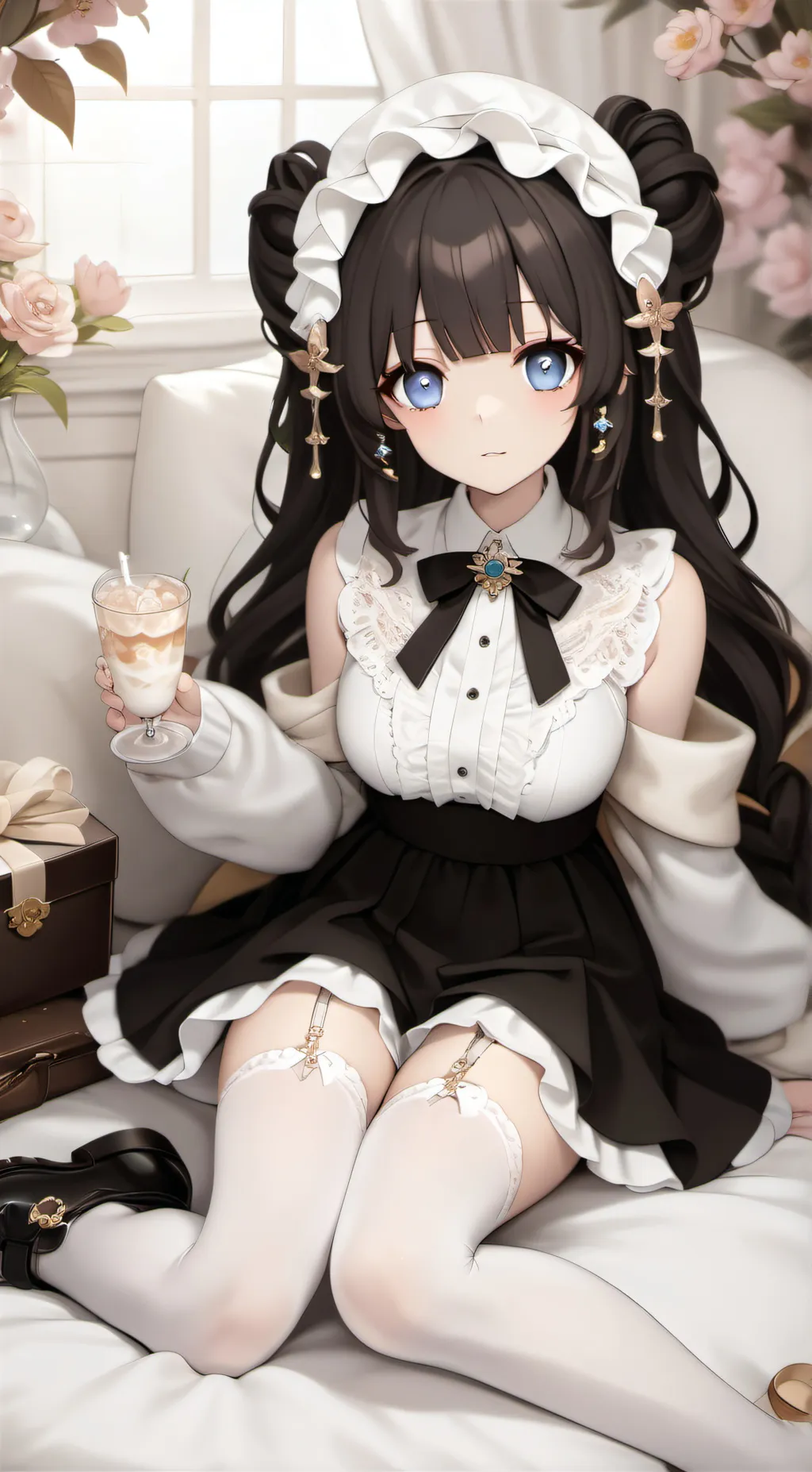 ai character: SPARKLE background