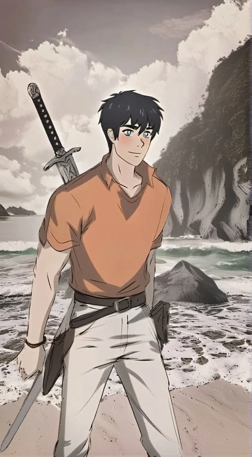 ai character: Camp Half-blood background