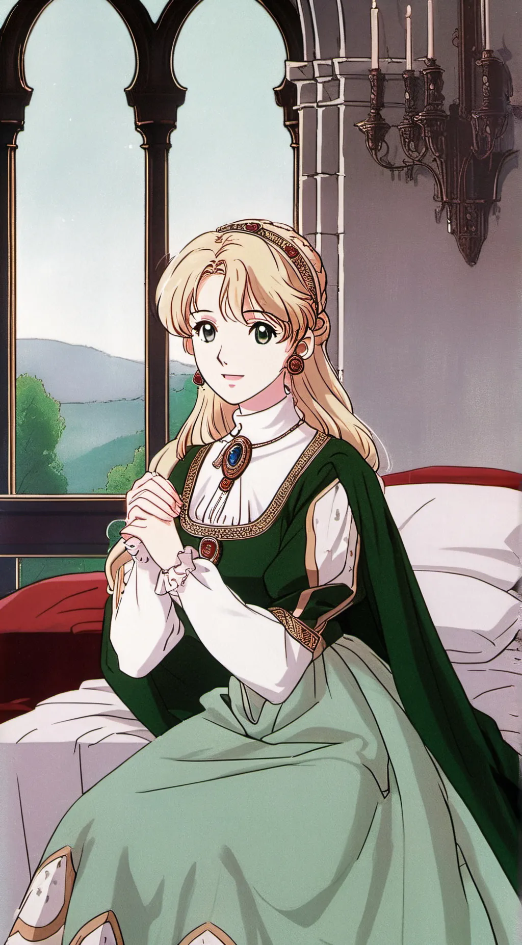 ai character: Lacie Earthstone background