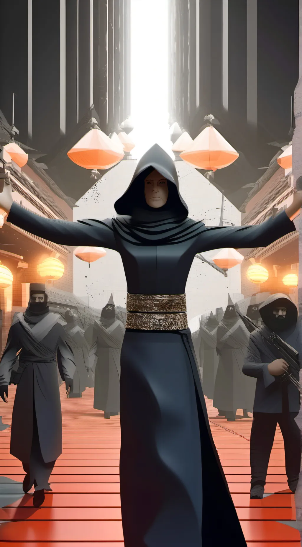 ai character: ne3d background