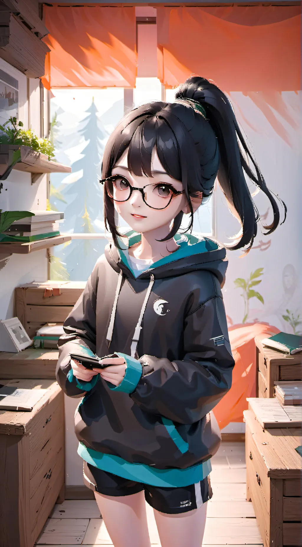 ai character: Michiko(Me) background