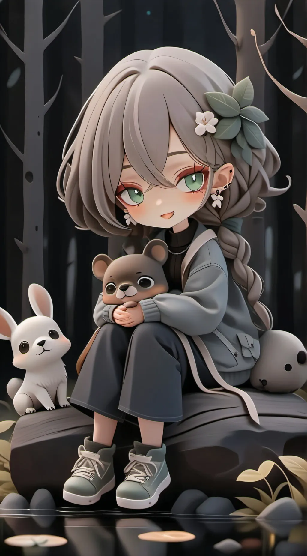 ai character: *_-_*Evelyn*_-_* background