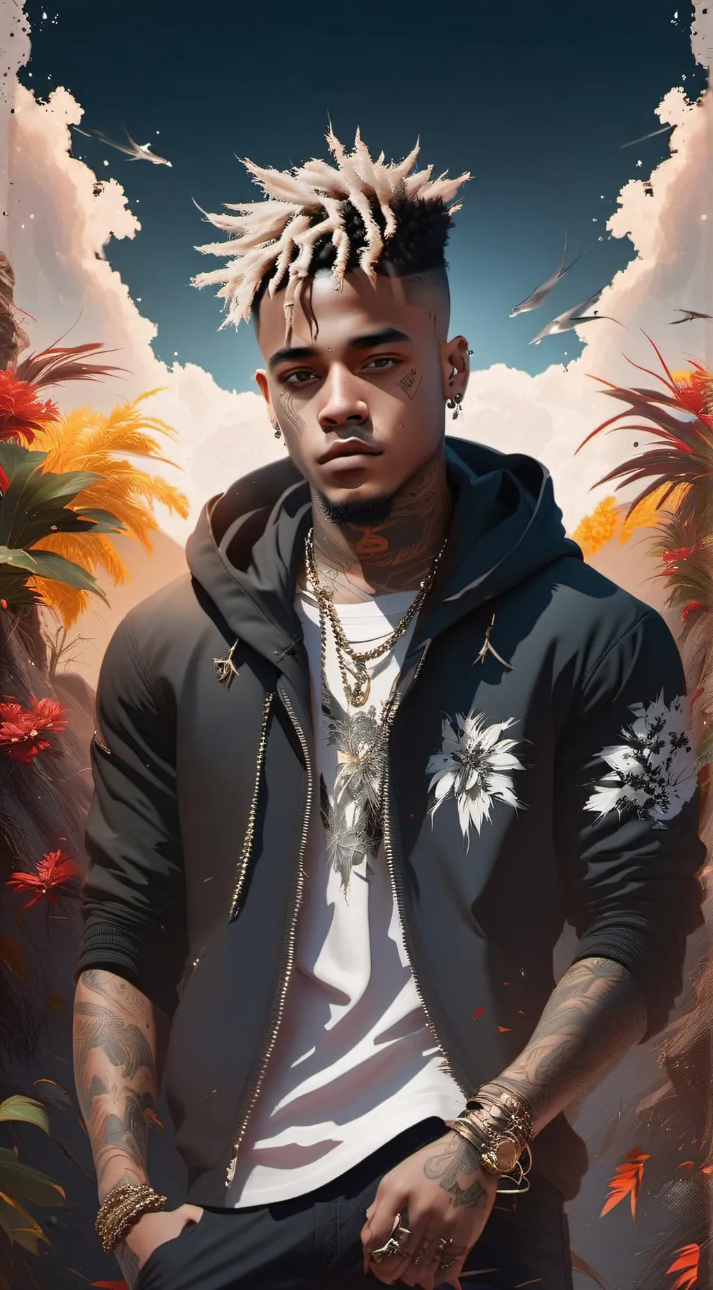 ai character: xxxtentacion  background