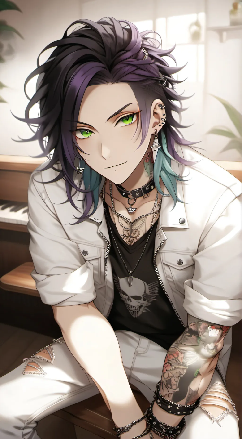 ai character: Ezra background