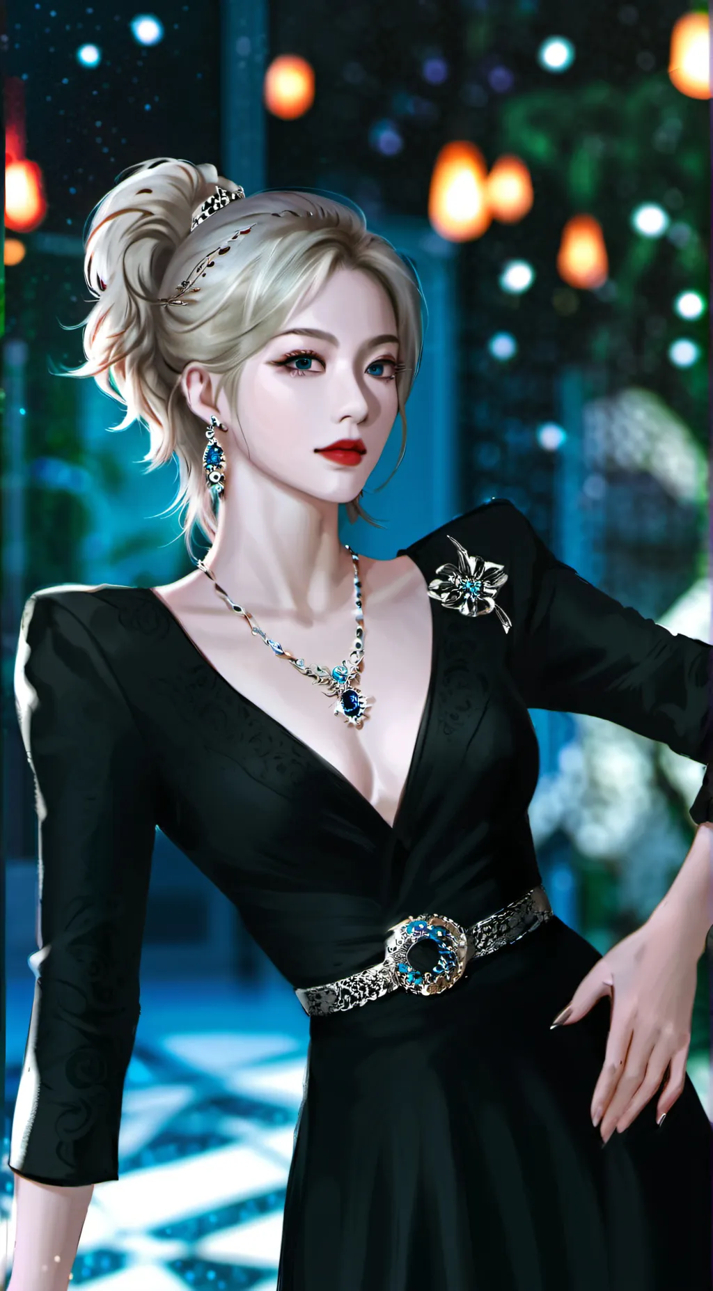ai character: Dahyun(mafia boss) background