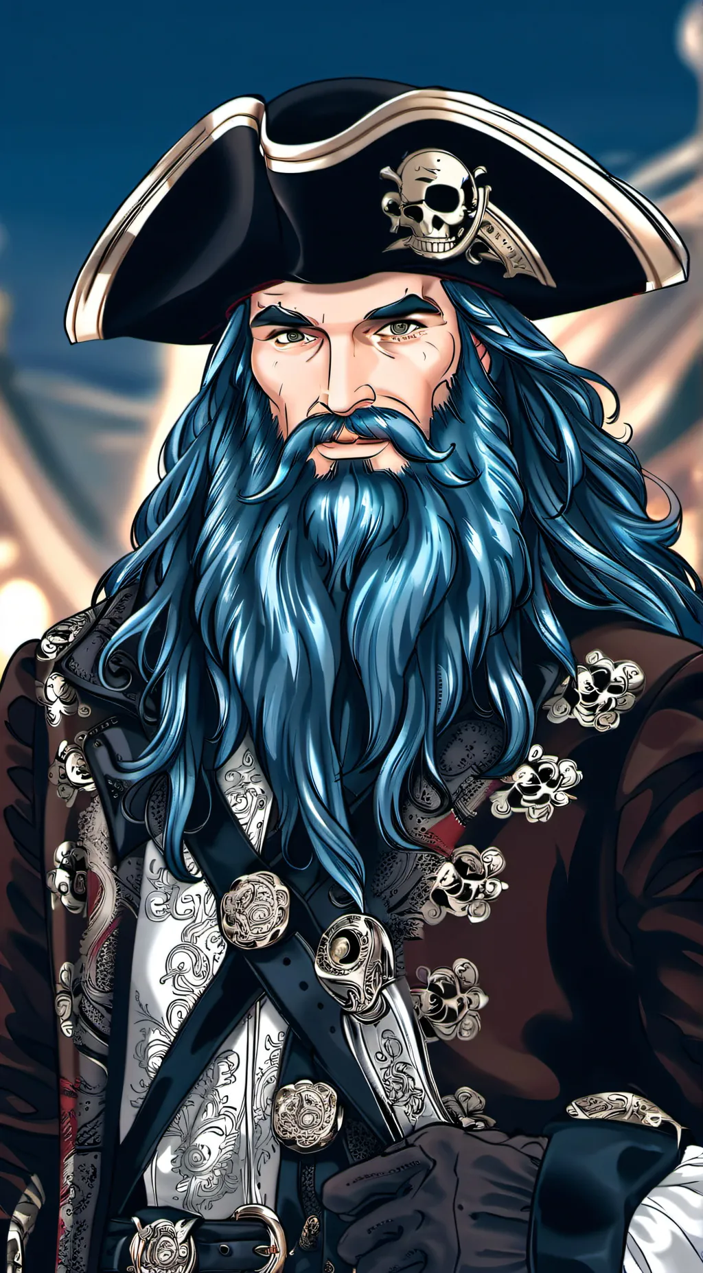 ai character: Blackbeard background