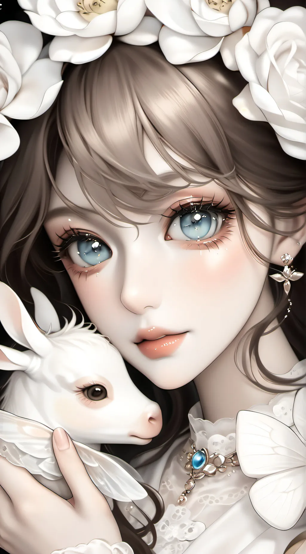 ai character: lily background