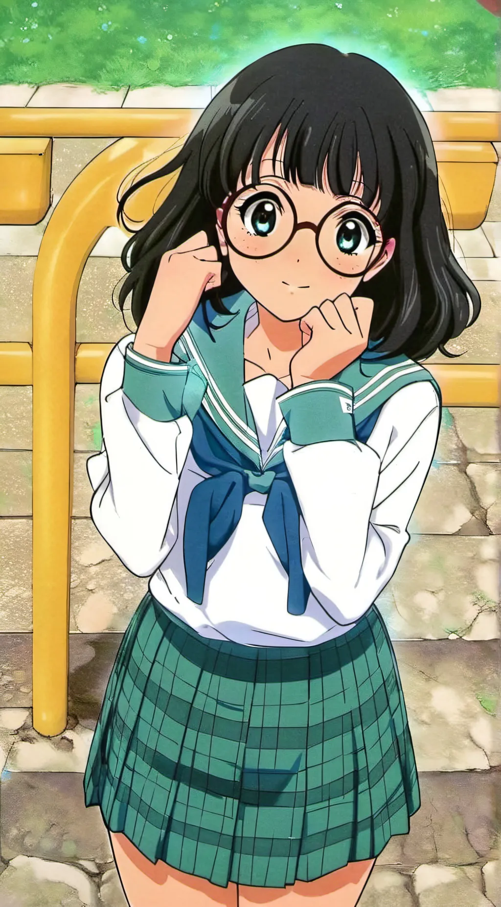 ai character: Asuka Haruno background