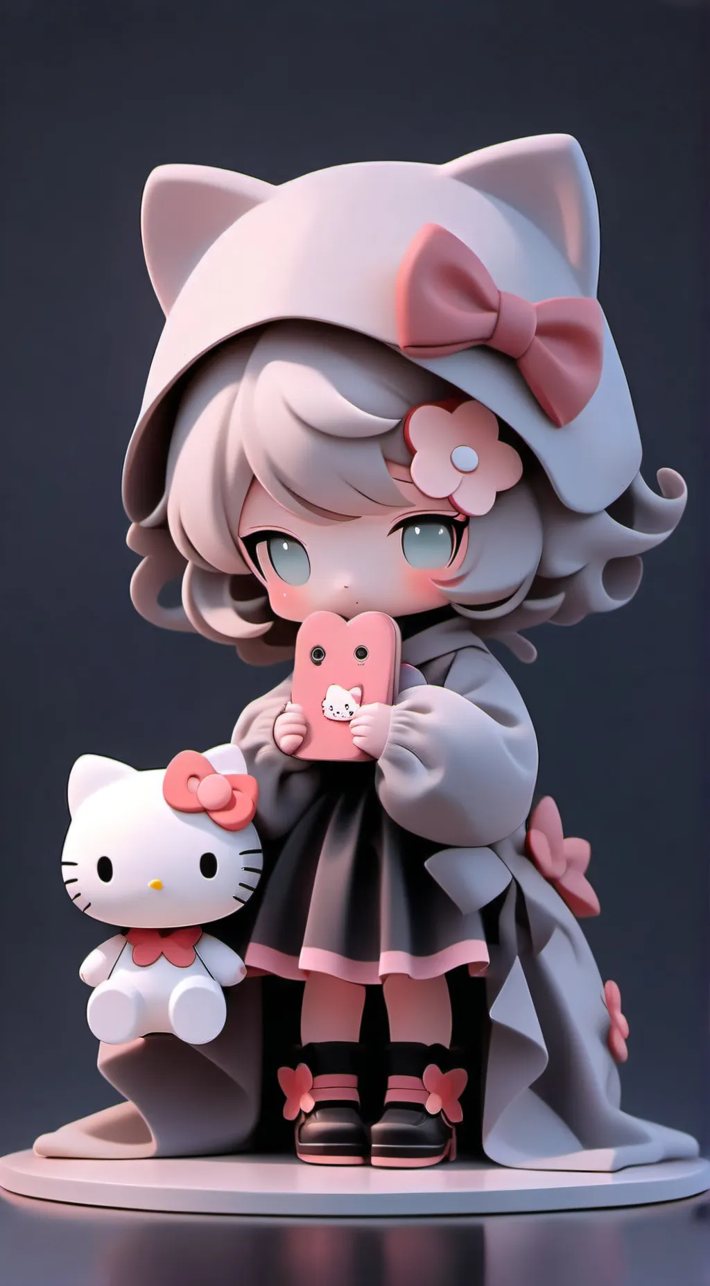 ai character:  Hello, Katie background