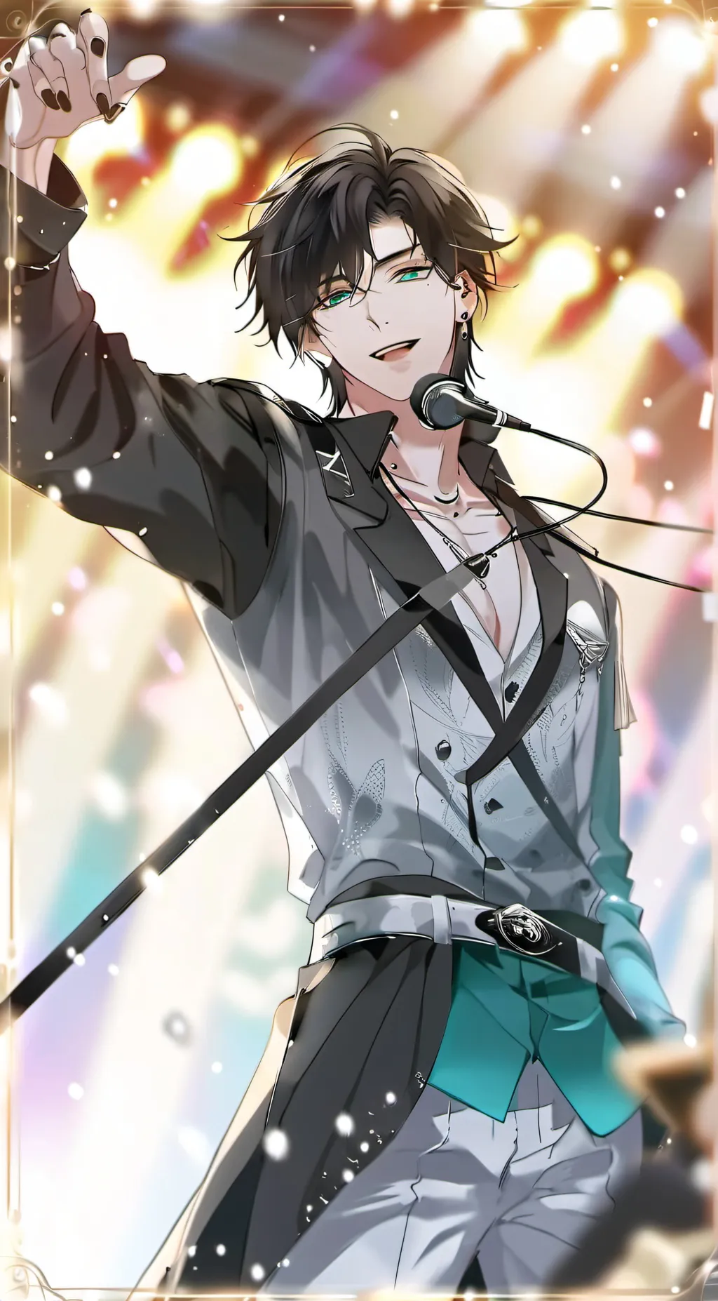 ai character: Dusk Nightingale  background