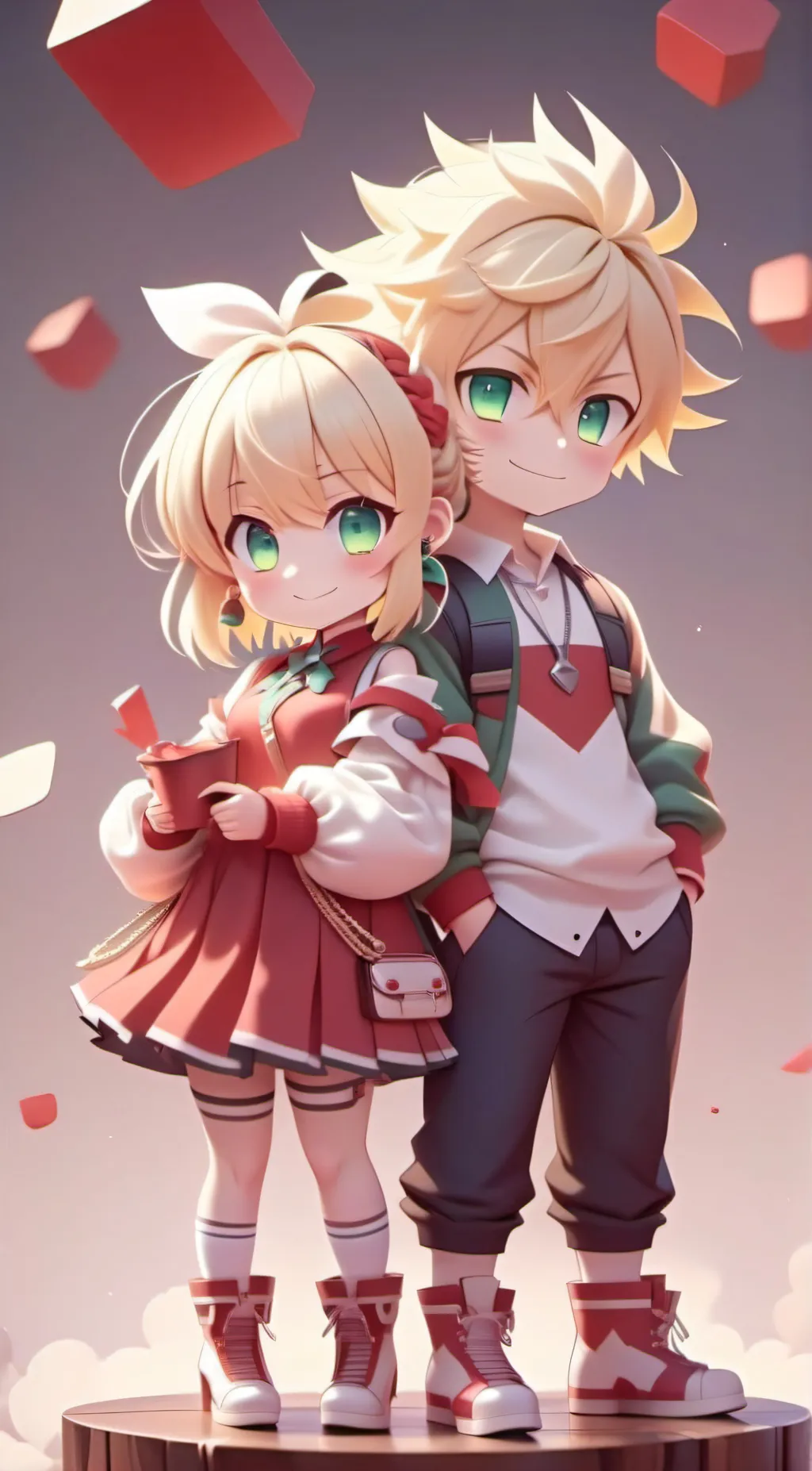 ai character: bakugo and lacey background