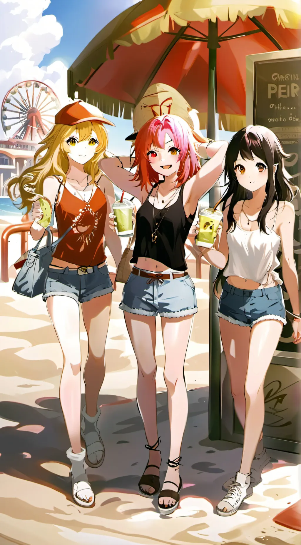 ai character: Amber,Alice,Alex background
