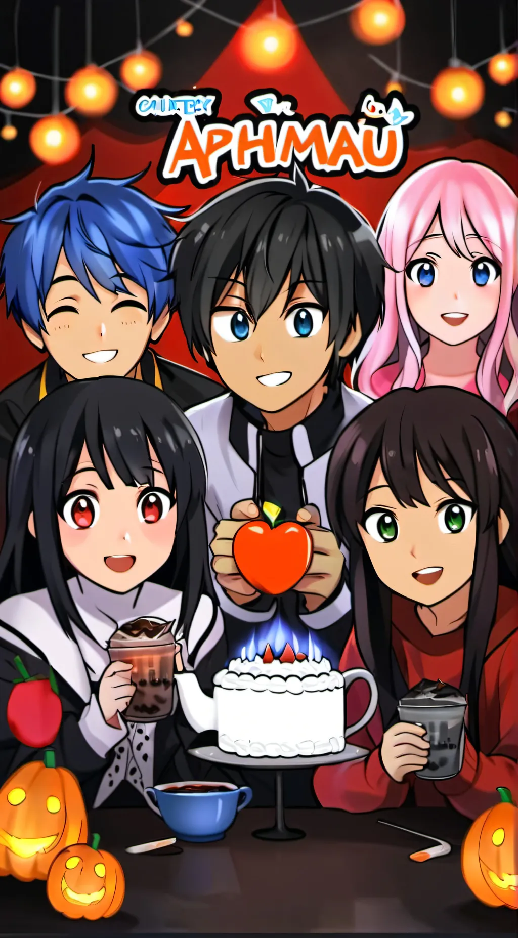 ai character: aphmau and crews background