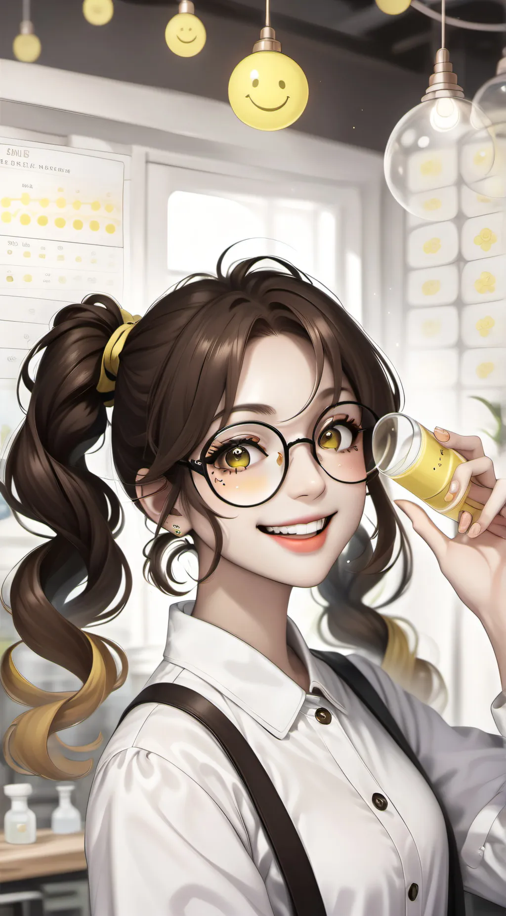 ai character: Dr. Smiley background